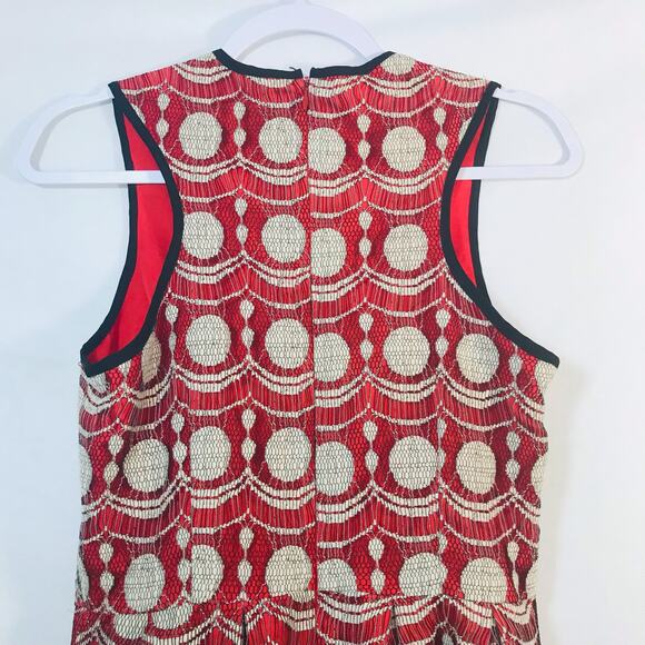 Hunter Dixon by Hunter Bell Maraschino Sleeveless Dress Size 8 - Picture 9 of 10